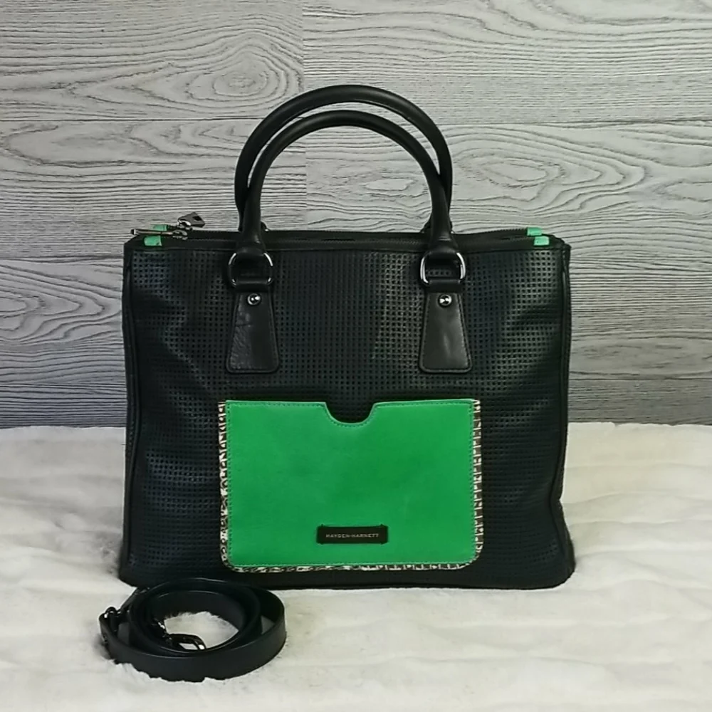 HAYDEN HARNETT // ltd ed ultra-chic 2 piece leather bag & mini clutch - Picture 11 of 16